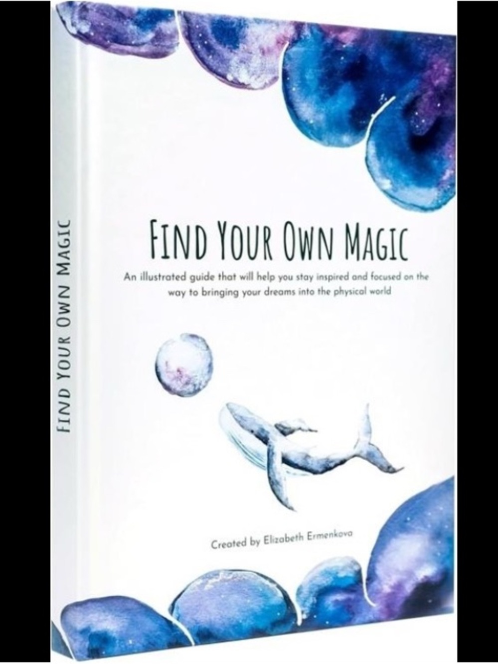 Find Your Own Magic Hardcover Journal - Blue & Purple